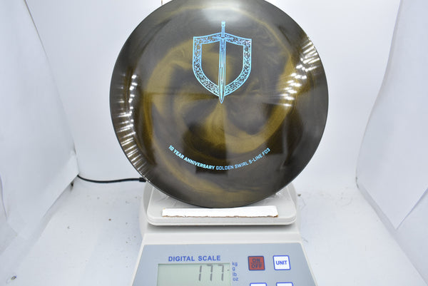 Discmania FD3 - 10 Year Anniversary Golden Swirl S-Line - Nailed It Disc Golf