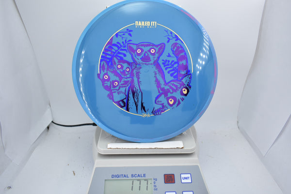 Wilderness Series Lemurgency - Neutron Hex - Blue/Purple Stamp - Nailed It Disc Golf