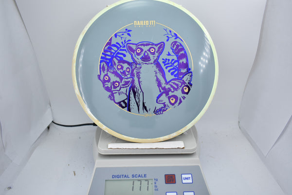 Wilderness Series Lemurgency - Neutron Hex - Blue/Purple Stamp - Nailed It Disc Golf