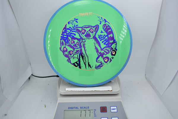 Wilderness Series Lemurgency - Neutron Hex - Blue/Purple Stamp - Nailed It Disc Golf