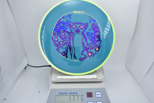 Wilderness Series Lemurgency - Neutron Hex - Blue/Purple Stamp - Nailed It Disc Golf