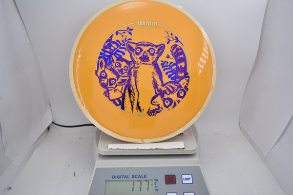 Wilderness Series Lemurgency - Neutron Hex - Blue/Purple Stamp - Nailed It Disc Golf