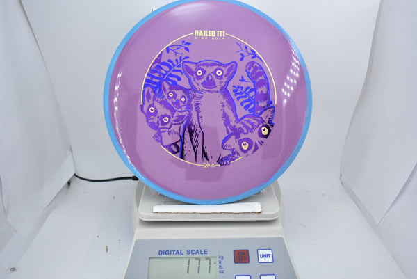 Wilderness Series Lemurgency - Neutron Hex - Blue/Purple Stamp - Nailed It Disc Golf