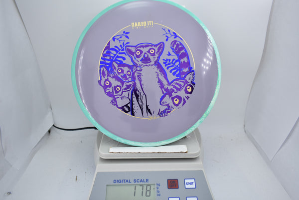 Wilderness Series Lemurgency - Neutron Hex - Blue/Purple Stamp - Nailed It Disc Golf