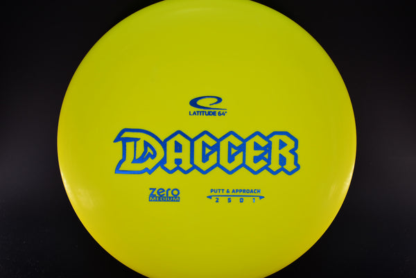Latitude 64 Dagger - All Zero - Nailed It Disc Golf