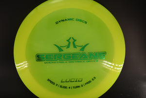 Dynamic Discs Sergeant - Lucid - Nailed It Disc Golf