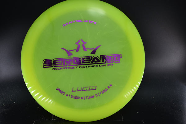 Dynamic Discs Sergeant - Lucid - Nailed It Disc Golf