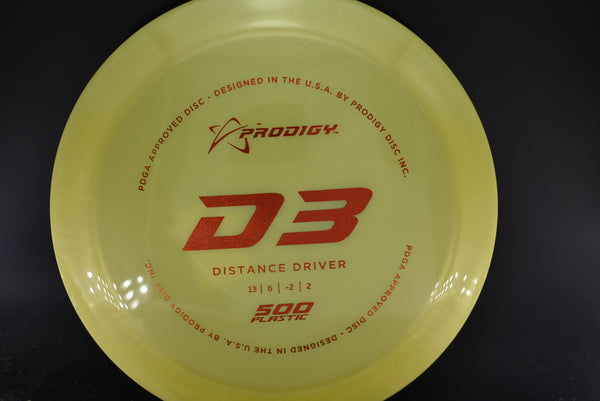 Prodigy - D3 - 500 - Nailed It Disc Golf