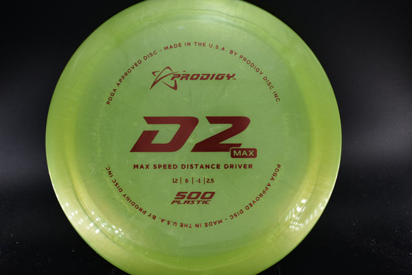 Prodigy - D2 Max - 500 - Nailed It Disc Golf