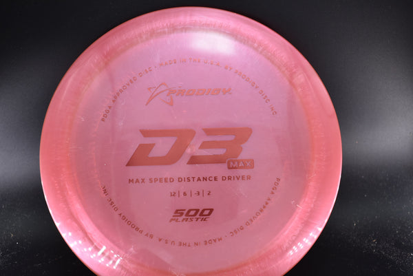 Prodigy - D3 Max - 500 - Nailed It Disc Golf