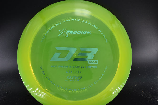 Prodigy - D3 Max - 400 - Nailed It Disc Golf